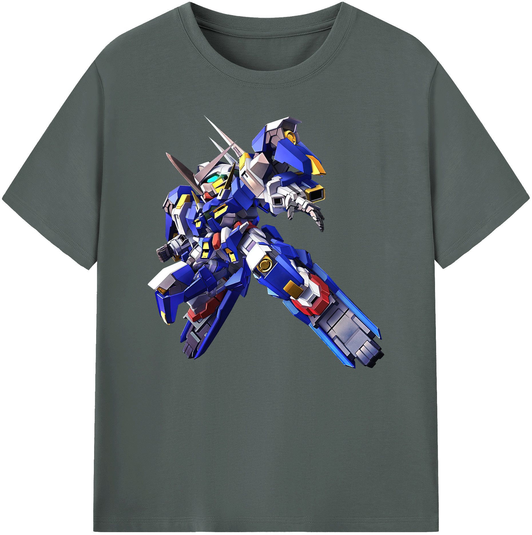 （画像用） 機動戦士ガンダム Mobile Suit Gundam 綿100％ メンズ半袖Tシャツ｜肌触りやわらか＆通気性